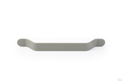 Poignée de meuble allongée Belt 160 Metal Grey Green