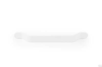 Poignée de meuble allongée Belt 160 Metal White Matt