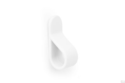 Bouton de meuble Belt Metal Blanc Mat