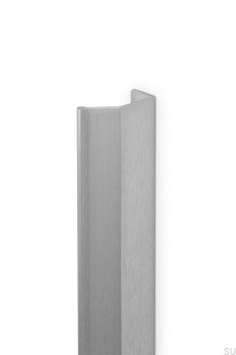 Poignée de meuble Wing 256 Aluminium Silver Brushed edge