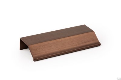 Poignée de meuble Wing 64 en aluminium bronze antique