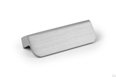 Poignée de meuble allongée Flapp 32 Aluminium Argent Brossé