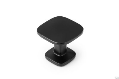Bouton de meuble Quart Big Metal Noir Mat