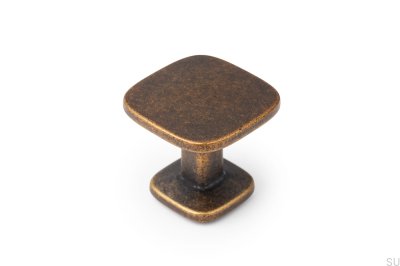 Bouton de meuble Quart Big Rustic Gold