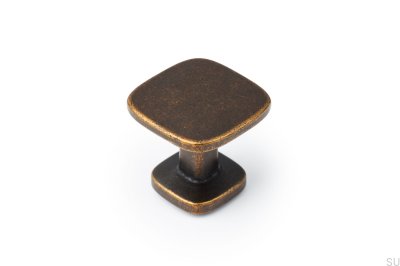 Bouton de meuble Quart Mini Rustic Gold
