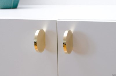 Bouton de meuble Globe 50 Laiton Poli Non Peint