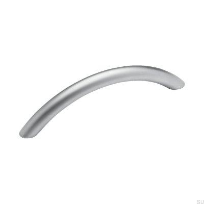 Poignée de meuble allongée 7860 96 Argent Brossé (aspect aluminium)