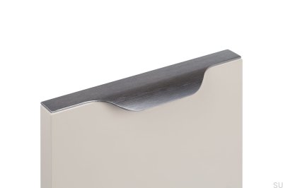 Poignée de meuble Vector edge 0434 397 Aluminium brossé gris