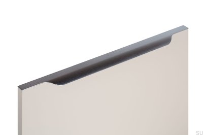 Poignée de meuble Vector edge 0434 597 Aluminium brossé gris