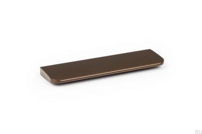 Poignée de meuble allongée Peak 64 Aluminium Metallic Brown