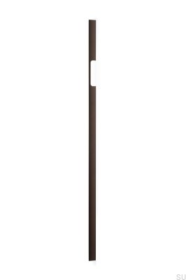 Poignée de meuble allongée Peak 1120 Aluminium Marron Métallisé