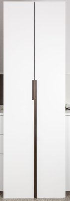 Poignée de meuble encastrée Hexxa 3000 Aluminium Marron Métallisé