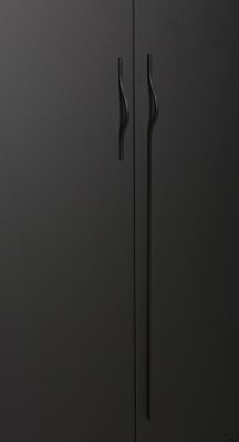 Poignée de meuble allongée Brave 128 Aluminium Gris Métallisé
