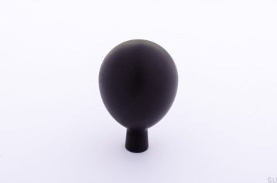 Bouton de meuble Drop 20 Aluminium noir