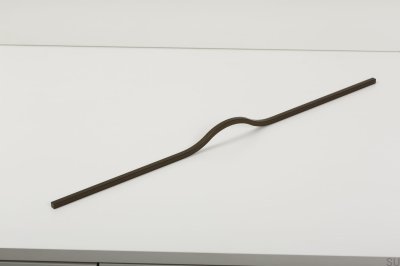 Poignée de meuble allongée Brave 480 Aluminium Marron Métallisé