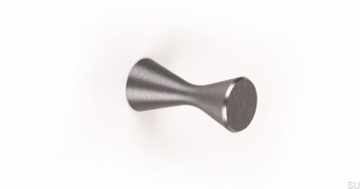 Support mural Diabolo Aluminium Gris Brossé Eco