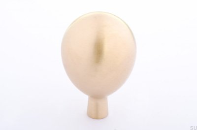 Bouton de meuble Drop 28 Laiton Brossé Non Peint