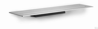 Étagère de salle de bain simple 7020 Acier Brossé