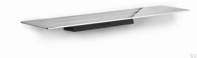 Étagère de salle de bain simple 7021 Acier poli à la main