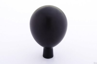 Bouton de meuble Drop 28 Aluminium noir