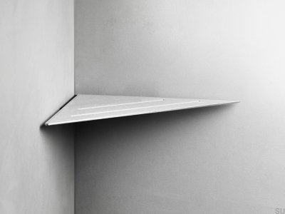Etagère d'angle salle de bain 7210 Acier brossé