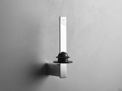 Porte Papier Toilette de Rechange 7061 Acier Poli à la Main