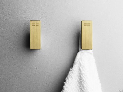 Supports muraux 7072 Revêtement PVD doré (2 pièces)