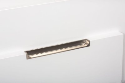 Poignée de meuble encastrée Hide 180 Nickel Brossé