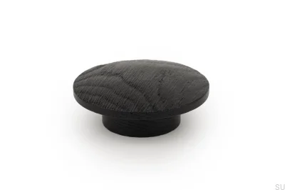 Bouton de meuble Echo Bois Noir