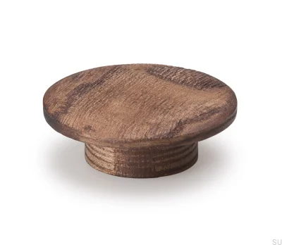 Bouton de meuble Echo Bois Marron