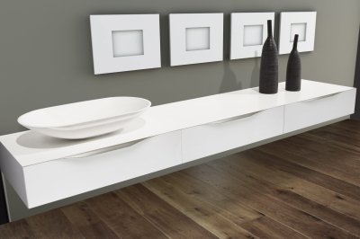 Poignée de meuble Edge Forma 0251 597 Aluminium Argent Brossé