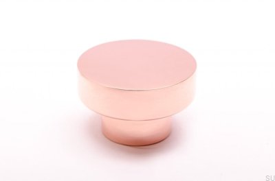 Bouton de Meuble Dot 30 Cuivre Poli Non Peint