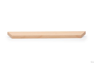 Poignée de meuble allongée Barcco 320 en bois de hêtre non verni