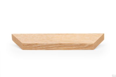 Poignée de meuble longitudinale en bois de frêne Barcco 160