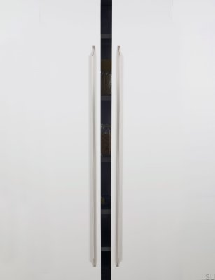 Poignée de meuble allongée Cutt 320/896 Aluminium Argent Brossé