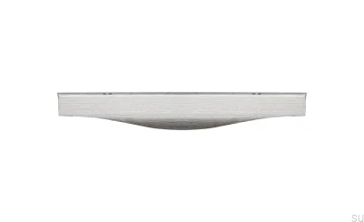 Poignée de meuble Edge Noma 0255 128 Aluminium Argent Brossé