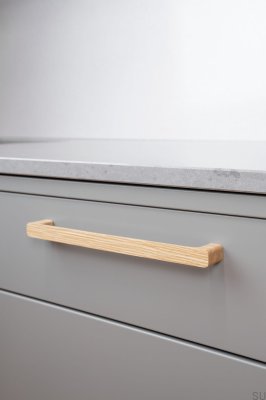 Poignée de meuble allongée Sans 224 Bois Chêne