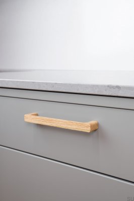 Poignée de meuble allongée Sans 160 Bois Chêne