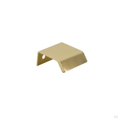 Poignée de meuble Side 40 Aluminium Gold Brushed edge