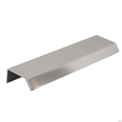 Poignée de meuble Side 160 Aluminium Silver Bord Brossé
