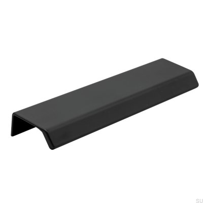 Poignée de meuble Edge Side 160 Aluminium Noir Mat