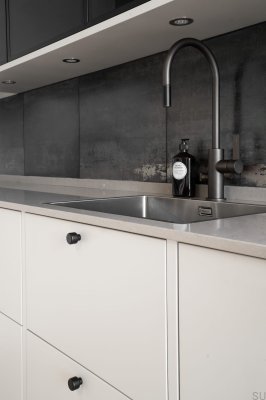 Bouton de meuble Esther Acier Noir Mat