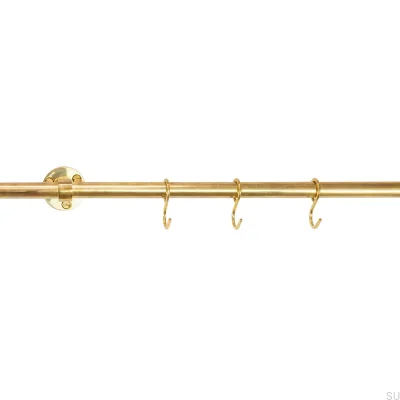 Barre d'extension pour cintre de cuisine Aveny 600 Laiton Poli Non peint