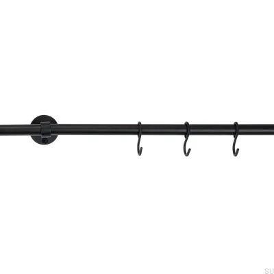 Rallonge pour patère de cuisine Aveny 600 Laiton Noir