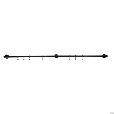 Rallonge pour patère de cuisine Aveny 600 Laiton Noir