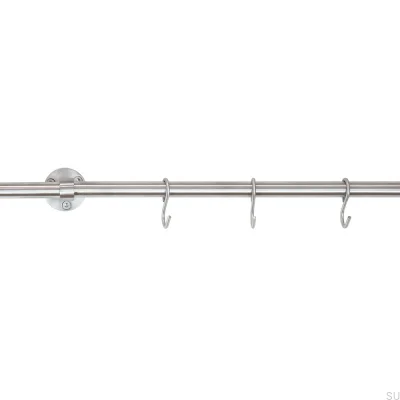Tige d'extension pour cintre de cuisine Aveny 600 Acier inoxydable brossé