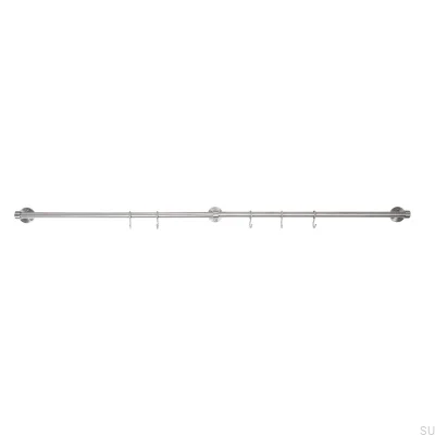 Tige d'extension pour cintre de cuisine Aveny 600 Acier inoxydable brossé