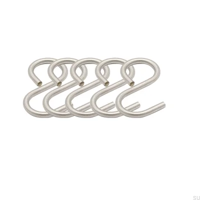Crochets de support de cuisine Aveny en acier inoxydable brossé