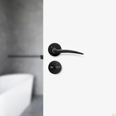 Cadenas métallique Form-49, noir mat, standard scandinave