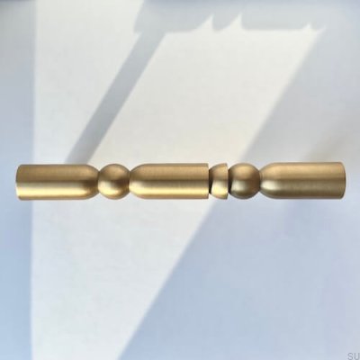 Poignée de meuble longitudinale Garde-corps 05 128 Laiton brossé non peint